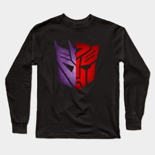 autobots decepticon retro vintage Long Sleeve T-Shirt